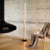 Drewniana Lampa Podłogowa Ledowa CRAFT SP 284484 IDEAL LUX